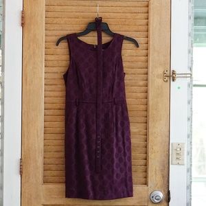 Banana Republic Plumish Belted Sleeveless Mini